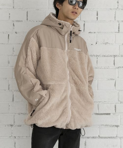 エーエスエム 【GERRY】 ボア ハーフ パーカー | 0101 MARUI - Buyee