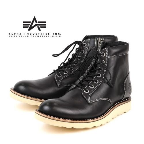 ALPHA INDUSTRIES (アルファ インダストリーズ) ブーツ (本革を ALPHA INDUSTRIES (アルファ インダストリーズ) ブーツ (本革を