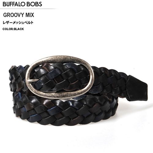 BUFFALO BOBS レザーメッシュベルト バッファローボブズ（BUFFALO BOBS） 【グルービーミックス