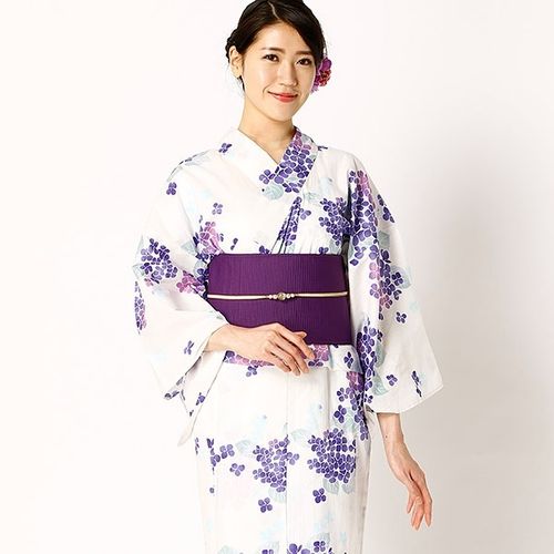 アールユー 【アウトレット19SS】浴衣セット（紫陽花柄） 浴衣・帯