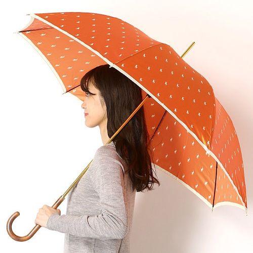 希少✨POLO RALPH LAUREN ホースロゴ バンブー フリル付 長傘 日傘