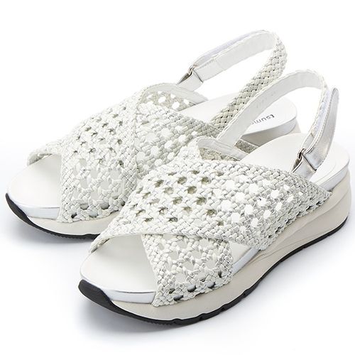 tsumori chisato WALK ストライプ柄ミュール tsumori chisato WALK ストライプ柄ミュール