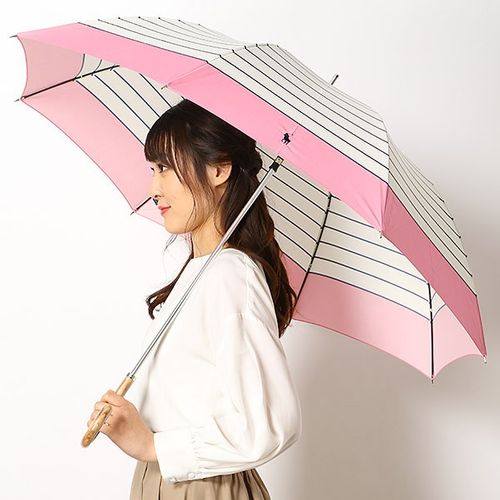 ポロ ラルフローレン 傘 Polo Ralph Lauren Umbrella 雨傘 長傘 グラス骨 ボーダー柄 レディース Buyee Un Servicio De Compras Proxy En Linea Compre En