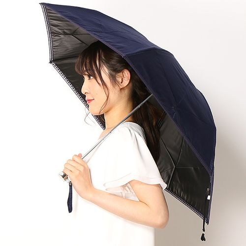 ポロラルフローレン レース 晴雨兼用 折り畳み傘  ブラック POLO RALPH LAUREN ポロ ラルフローレン ジャガードレース 晴雨