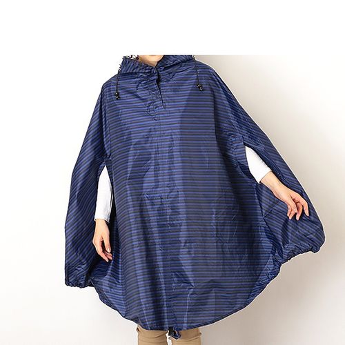 ムーンバット ポンチョ 楽天市場】レインコート（サイクルポンチョ）ボーダー／フード