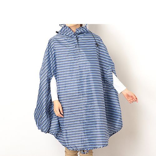 ムーンバット ポンチョ 楽天市場】レインコート（サイクルポンチョ）ボーダー／フード