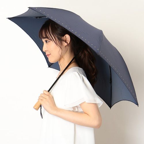 【ネット付】maru マルイの日傘 【晴雨兼用日傘】ラクチン快適日傘（星柄）【2