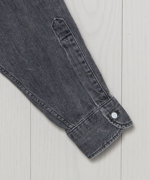 H>フェイド ブラック デニム シャツ | UNITED ARROWS LTD H>フェイド ブラック デニム シャツ | UNITED ARROWS LTD