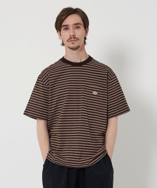 DANTON＞ロゴ ポケット ボーダー Tシャツ | UNITED ARROWS LTD