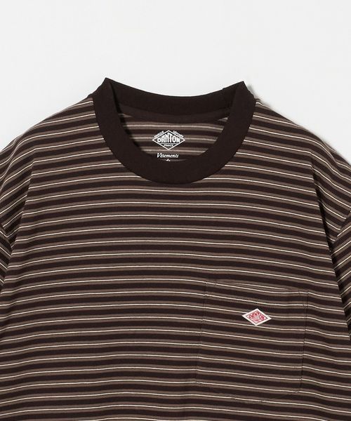 DANTON＞ロゴ ポケット ボーダー Tシャツ | UNITED ARROWS LTD