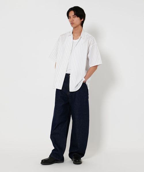 H＞120/2 ワイダー スシ オープンカラーシャツ | UNITED ARROWS