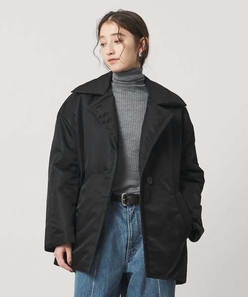 SEASONAL COLLECTION＞エコペル フェイクファー フード コート