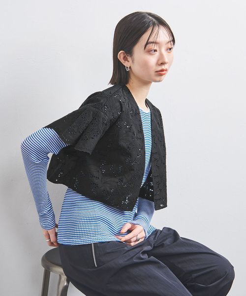 TICCA＞レース クロップド ジャケット | UNITED ARROWS LTD
