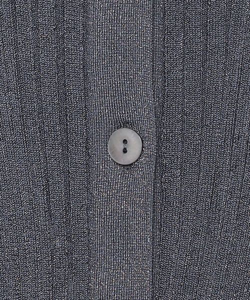 Hラメリブショートカーディガン H＞ラメリブショートカーディガン | UNITED ARROWS LTD.ONLINE