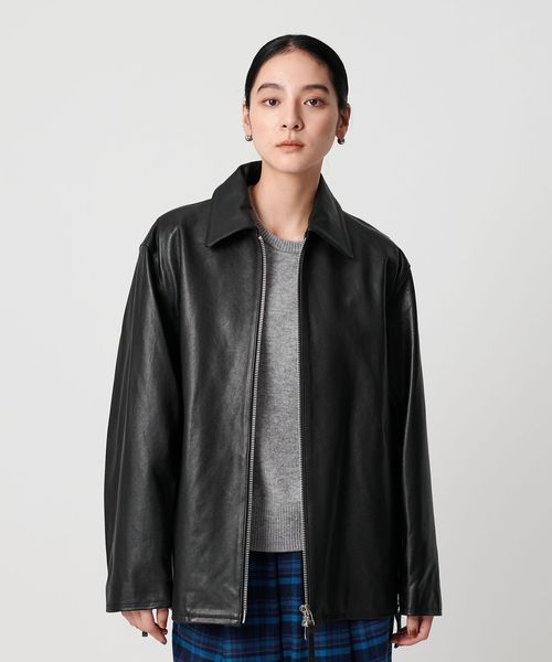 専用UNITED ARROWS シープスキン シープレザー テイラードジャケット WARDROBE SMART】 シープ シングル ライダースジャケット