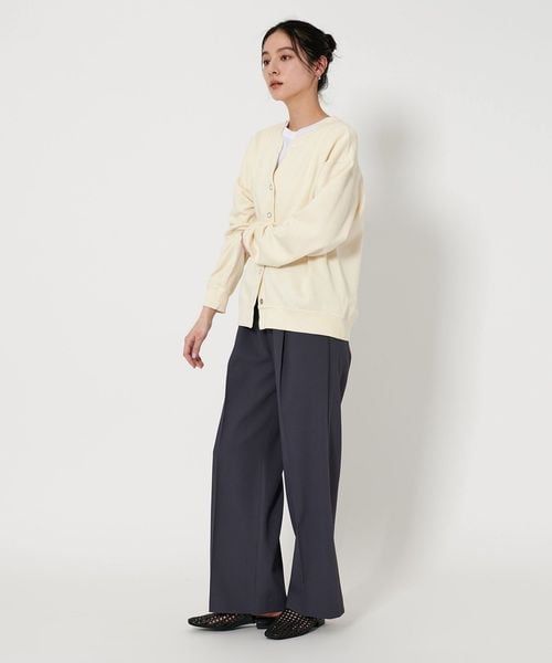 16500円新品タグUNITED ARROWS オ白スウェット フリーサイズ CITEN＞FUTUREロゴスウェット