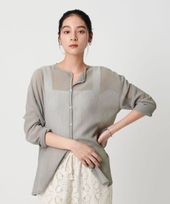 Hラメリブショートカーディガン H＞ラメリブショートカーディガン | UNITED ARROWS LTD.ONLINE