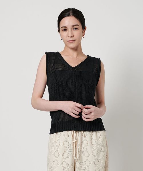 6(ROKU)＞ローゲージ ノースリーブ ニット | UNITED ARROWS LTD