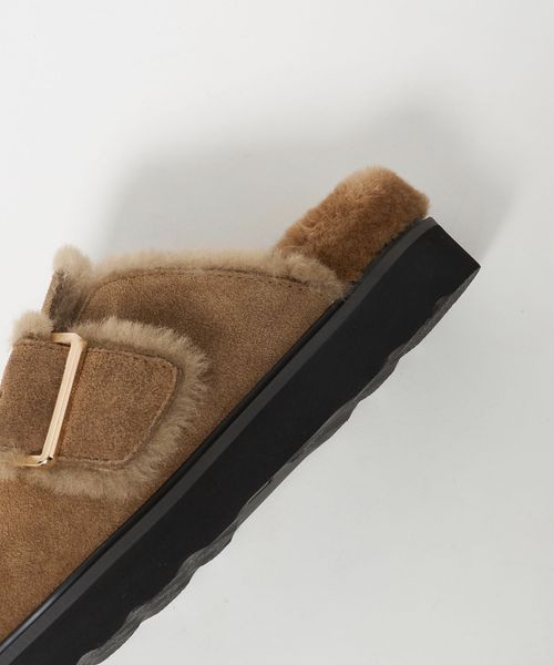 MOHI＞スエード ビッグベルト ボストンサンダル | UNITED ARROWS