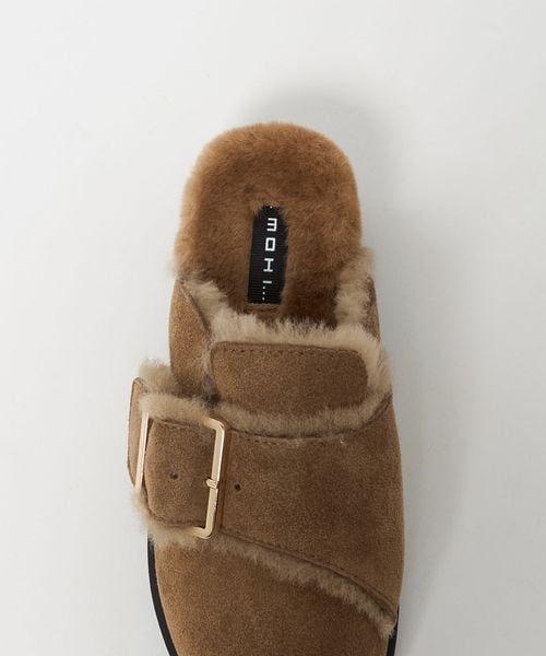 MOHI＞スエード ビッグベルト ボストンサンダル | UNITED ARROWS