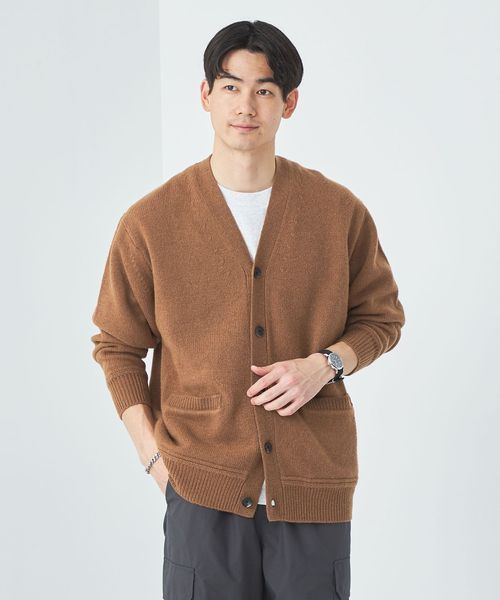 シャギー モヘヤ Vネック カーディガン | UNITED ARROWS LTD