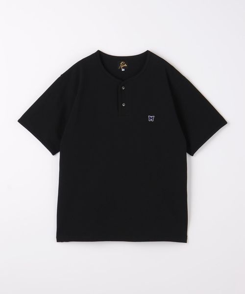 毎日身につけたい【Needles】コットン ヘンリーネックTシャツ NEEDLES＞ヘンリーネック コットンピケ Tシャツ | - Buyee 통신