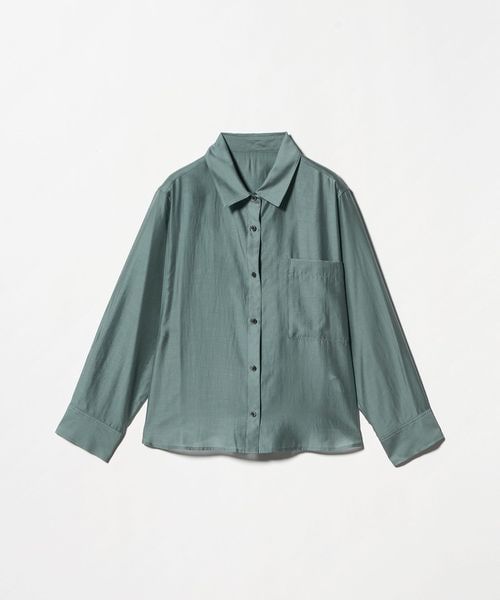 THE FORTY-NINERS WISDOM ロングスリーブシャツ エアリーシアー ロングスリーブ シャツ | UNITED ARROWS LTD