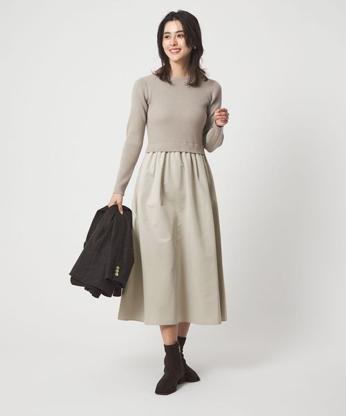 タフタ ドッキング ワンピース ウォッシャブル | UNITED ARROWS LTD