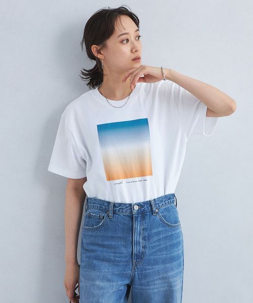 6（ロク）の「＜6(ROKU)＞コットン シアー ウラケ ベースボール