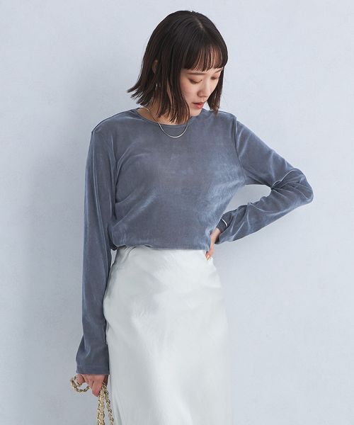 6(ROKU)＞パイル ボーダー ドローストリング トップス | UNITED ARROWS LTD.ONLINE STORE - Buyee  通販購入サポートサービス | UNITED ARROWS LTD.ONLINE STOREでお買い物