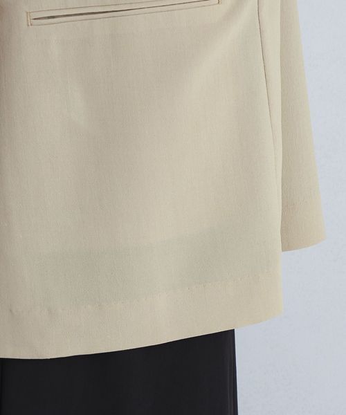 ICE フレンチスリーブ シャツ ジャケット -ウォッシャブル・防