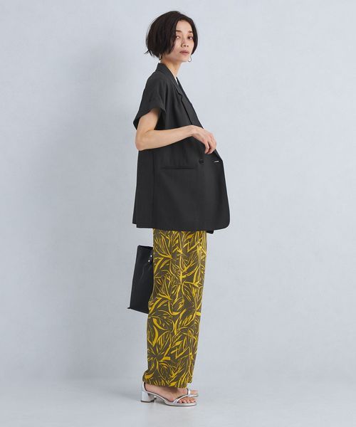 ICE ポリエステル フレンチスリーブ シャツ ジャケット green label relaxing（グリーンレーベルリラクシング）の「ICE