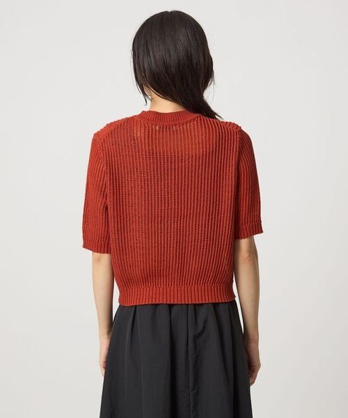 カーディガン メッシュ ニット ショートスリーブ カーディガン レディース BEAUTY＆YOUTH UNITED ARROWS カーディガン メッシュポロニット