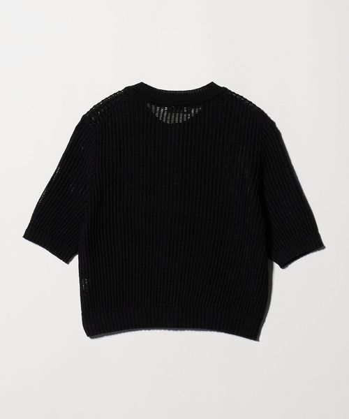 メッシュ ニット ショートスリーブ カーディガン | UNITED