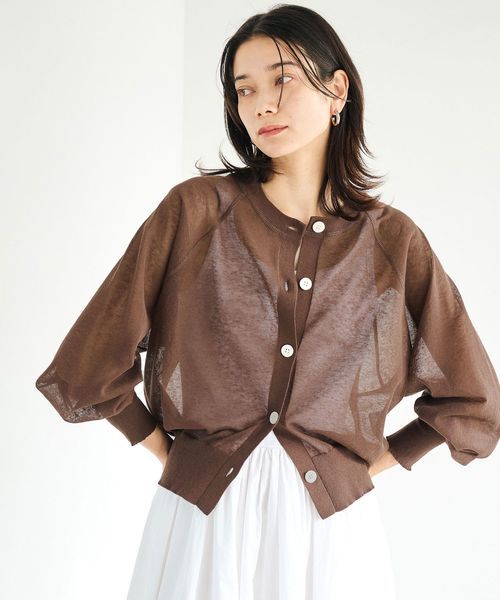 ＜H＞TC リブ アウトシームカーディガン | エイチ H＞TC リブ アウトシームカーディガン | UNITED ARROWS LTD