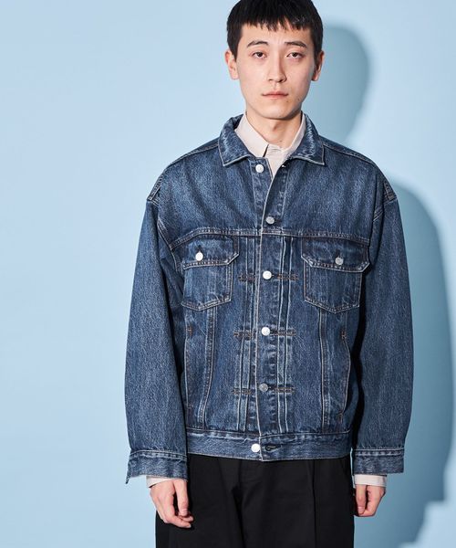 ＜CITEN＞シテン　デニムトラックジャケット　ネイビー