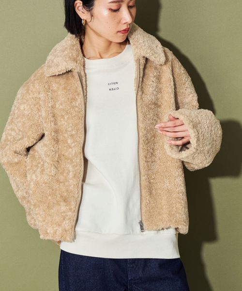 CITEN＞ボアショートブルゾン | UNITED ARROWS LTD.ONLINE STORE - Buyee 通販購入サポートサービス | UNITED  ARROWS LTD.ONLINE STOREでお買い物
