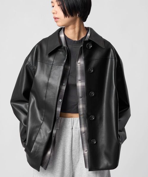 CITEN＞レザーライクジャケット | UNITED ARROWS LTD.ONLINE STORE