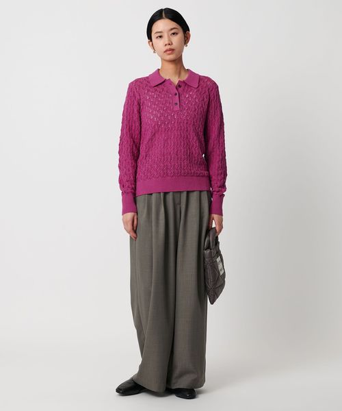 CITEN＞レースアミポロエリニット | UNITED ARROWS LTD.ONLINE