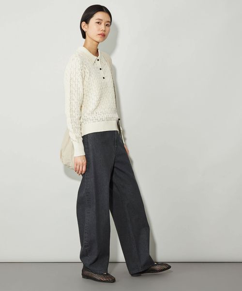 【完売品】新品タグ付き★　　 ＜CITEN＞レースアミポロエリニット CITEN＞レースアミポロエリニット | UNITED ARROWS LTD.ONLINE