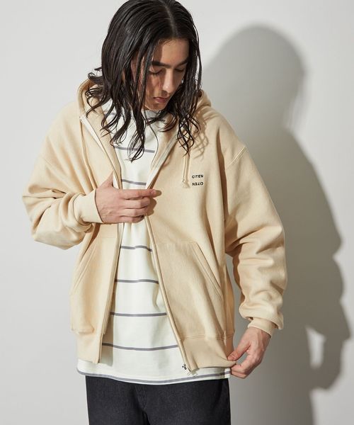 UNITED ARROWS コットン ショートフロントジップパーカ コットン ショートフロントジップパーカ（パーカー