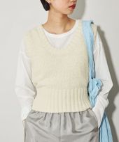 美品 ＜6(ROKU)＞ベロア ビスチェ 6（ロク）の「＜6(ROKU)＞ベロア ビスチェ（ベスト）」 - WEAR