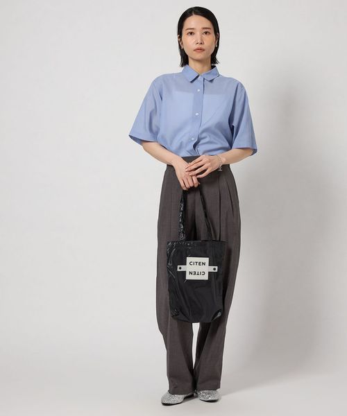 ブラウス シャツ 「CITEN」エッセンシャルシャツハンソデ レディース CITEN ブラウス シャツ 「CITEN」エッセンシャルシャツ