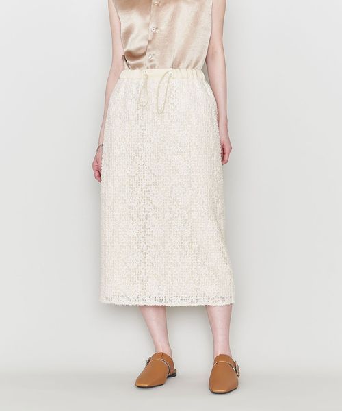 ＜H＞エイチビューティ&ユース　シャンブレータフタ ボリュームスカート H BEAUTY&YOUTH UNITED ARROWS（エイチビューティーアンドユース