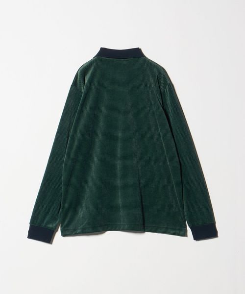 ATTISESSION＞ベロア ボーダー ポロシャツ | UNITED ARROWS LTD