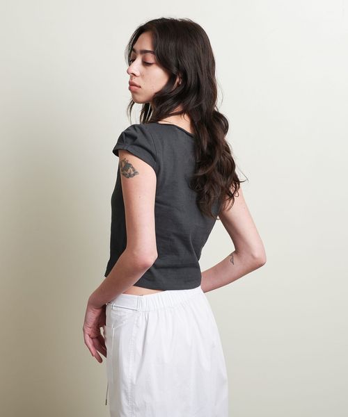ATTISESSION＞コットン カップスリーブ Tシャツ | UNITED ARROWS