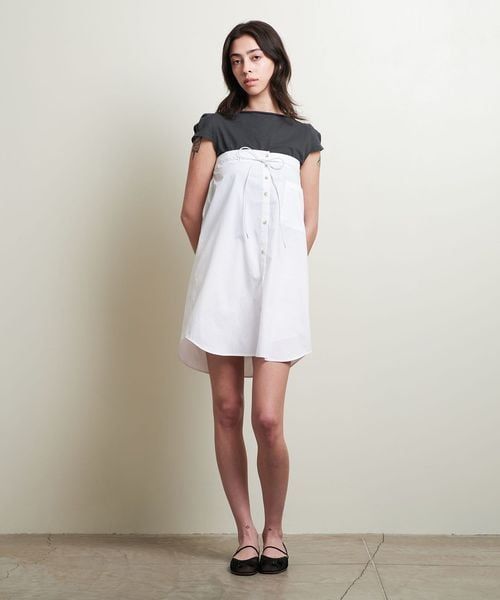 ATTISESSION＞コットン カップスリーブ Tシャツ | UNITED ARROWS