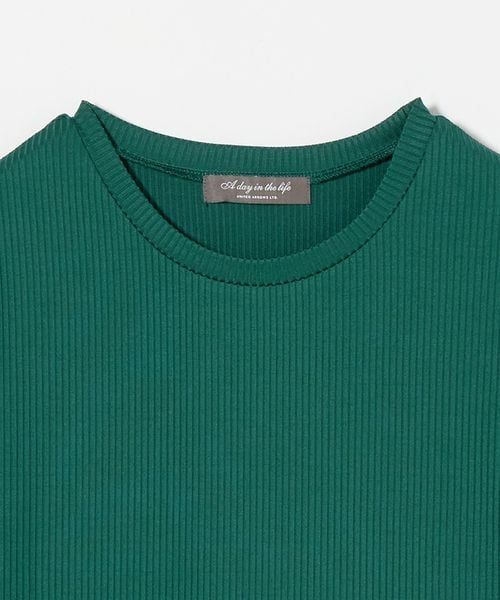 ブライトリブ ハーフスリーブカットソー ＜A DAY IN THE LIFE
