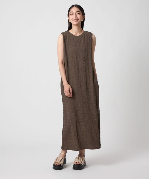 H BEAUTY&YOUTH トロピカル Vネックドレス H＞トロピカル Vネックドレス
