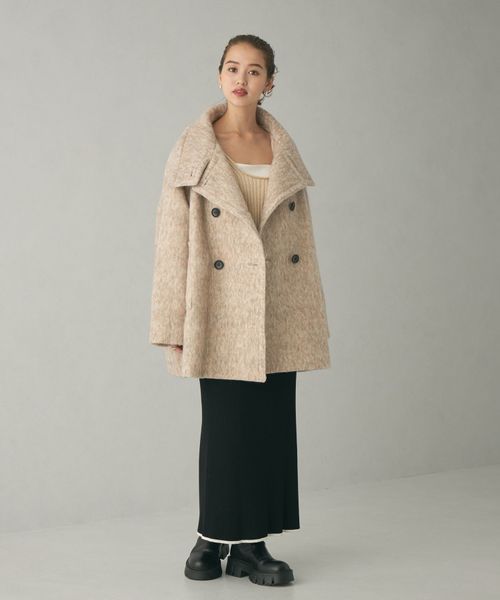 EMMEL REFINES＞EM ダブルボタン シャギー コート | UNITED ARROWS LTD.ONLINE STORE - Buyee  通販購入サポートサービス | UNITED ARROWS LTD.ONLINE STOREでお買い物